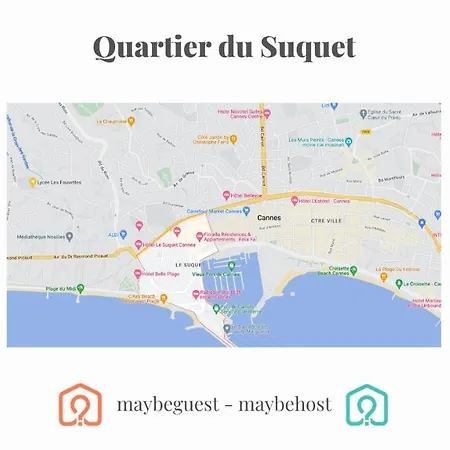 C001-Beau Studio Neuf Situe Au Centre Cannes Exterior foto